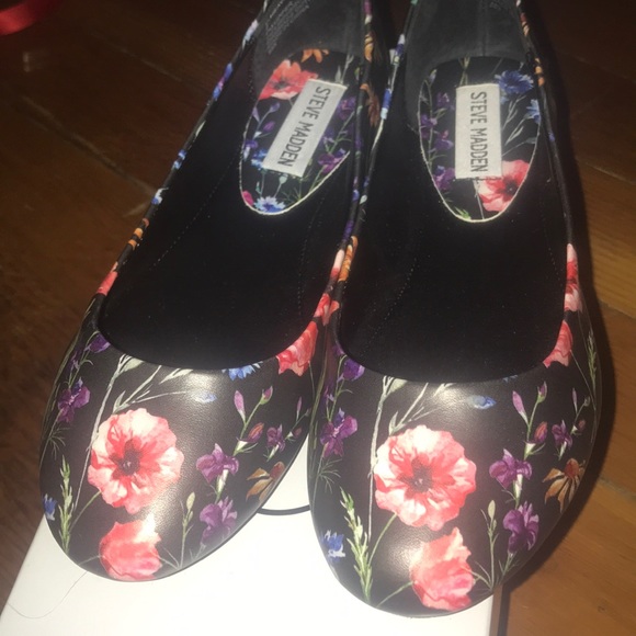 Steve Madden P-Heaven Floral Ballet flats Size 7 - Picture 4 of 5